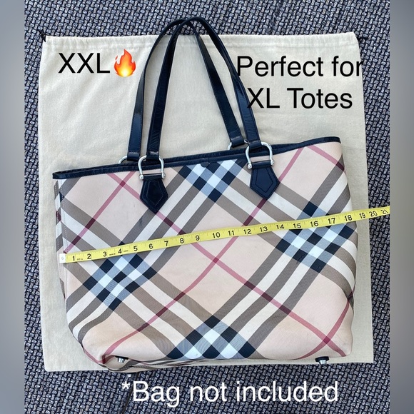 BURBERRY XXL Wool DUSTBAG🔥Hard to Find🔥Pristine👜 Bundle w/Lux Bag & SAVE BIG! - Picture 3 of 8